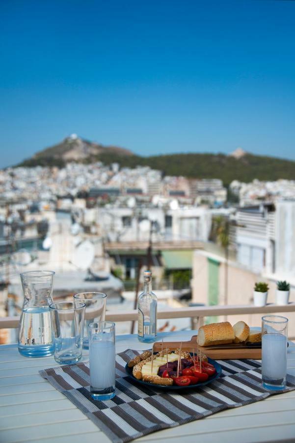 Апартаменты Athens From The Top, Cozy Studio In The City Center Экстерьер фото
