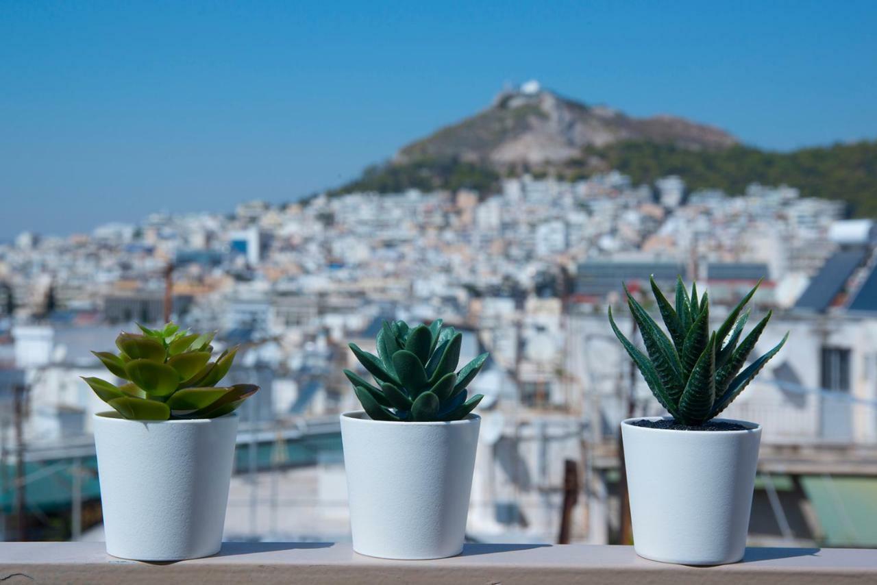 Апартаменты Athens From The Top, Cozy Studio In The City Center Экстерьер фото